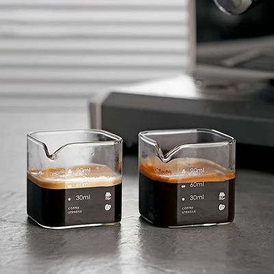 2pcs Square Milk Cups